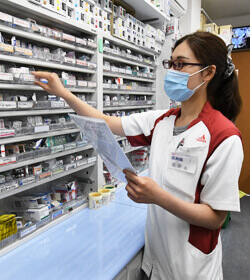 保険調剤薬局として責任あるお仕事をしています